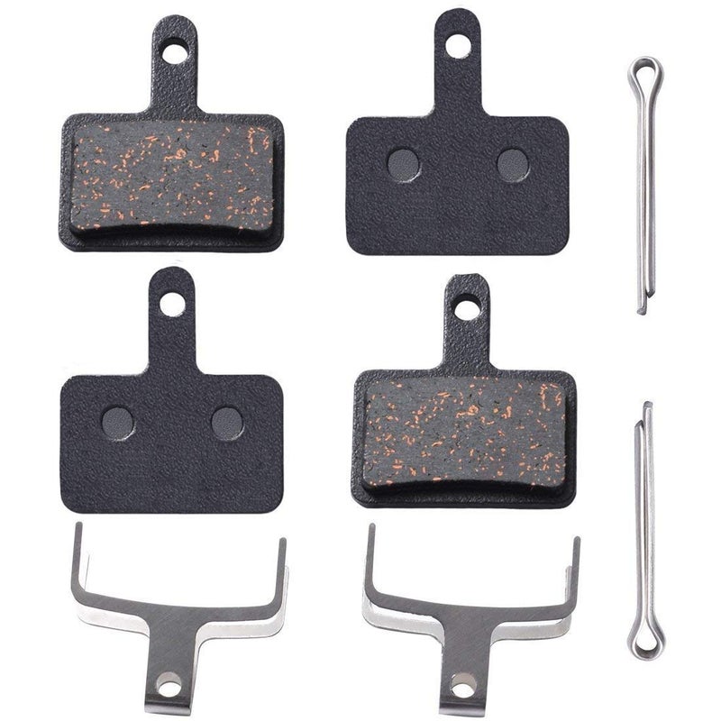 Panmout Bike Brake Pads, Best Tek Disc Brake Pads for Shimano M315 M355 M515 M525 C501 C601 M375 M395 M415 M416 M446 M465 M475 M485 M486 and Replacement Other Same Desgin Bicycle Disc Brake Pads (2 Pairs) - Image 1
